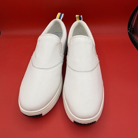 AXION Pallas O.G. White Leather Mens Slip-On Limited Edition Shoes Size 12 main image 8